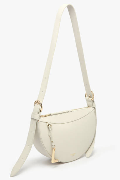 Sac Bandoulière Faubourg Cuir Lancel Blanc faubourg A13525 vue secondaire 2