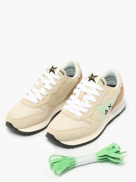Sneakers Stargirl Glitter Sun68 Beige women Z35212 vue secondaire 1