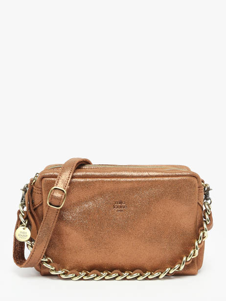 Sac Bandoulière Mama Cuir Mila louise Marron vintage 23673X