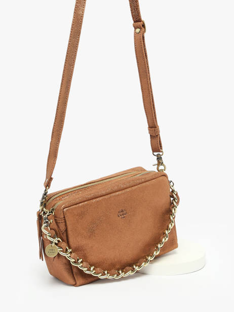 Sac Bandoulière Mama Cuir Mila louise Marron vintage 23673X vue secondaire 2