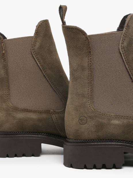 Chelsea Boots En Cuir Tamaris Vert women 41 vue secondaire 3