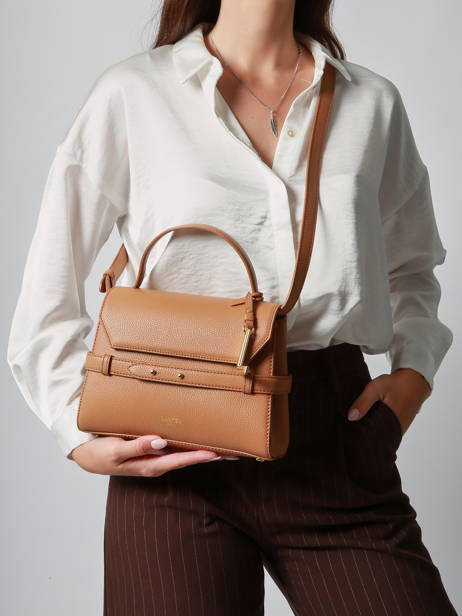 Sac Bandoulière Faubourg Cuir Lancel Marron faubourg A13948 vue secondaire 1