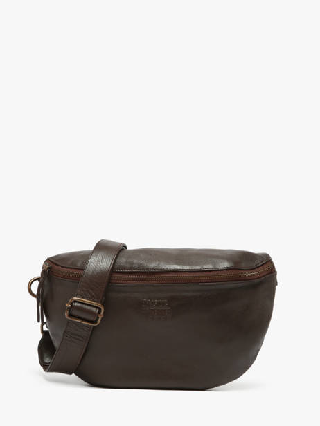 Sac Banane Cow Cuir Basilic pepper Marron cow BCOW54