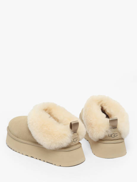 Bottines Plateforme En Cuir Ugg Beige women 1171393 vue secondaire 3