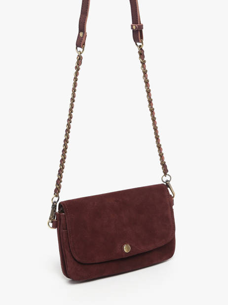 Sac Bandoulière Vintage Cuir Mila louise Marron vintage 3783VC vue secondaire 2