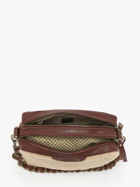 Sac Bandoulière Vintage Cuir Mila louise Marron vintage 23673TC vue secondaire 3