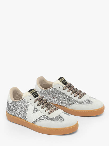 Sneakers Berlin En Cuir Victoria Argent women 1126223 vue secondaire 2