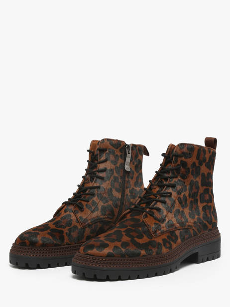 Bottines En Cuir Mam'zelle Marron women CSGOZ41 vue secondaire 2