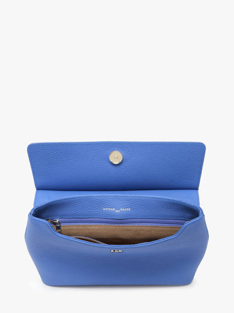 Sac Bandoulière Clarita Cuir Nathan baume Bleu nathan 18 vue secondaire 3