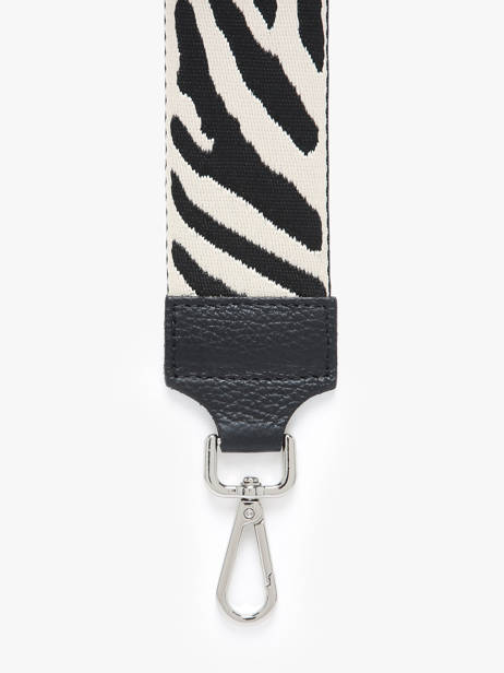 Bandoulière De Sac Zèbre Milano Beige caviar CA25ZBAB vue secondaire 1