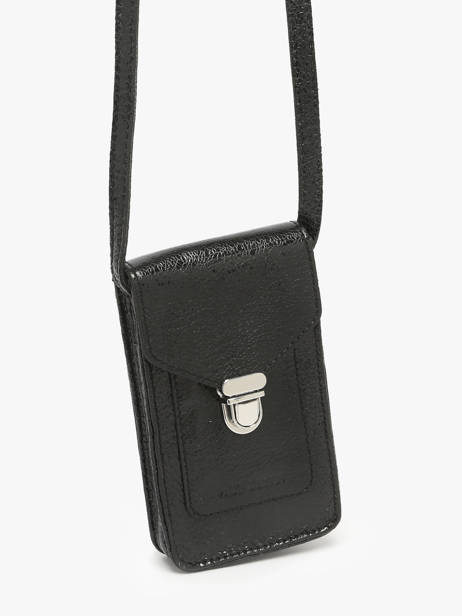 Le Porte-téléphone Eclipse Cuir Paul marius Noir eclipse TELEPECL vue secondaire 1