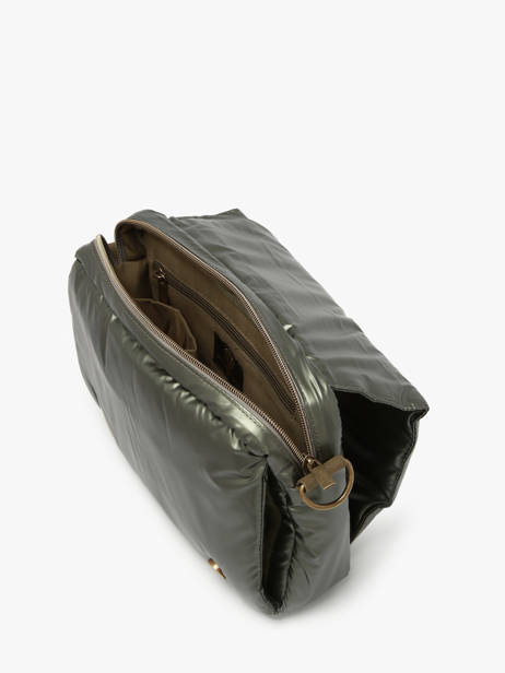 Sac Bandoulière Doudoune Le voyage en panier Vert doudoune AHP233 vue secondaire 2