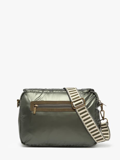 Sac Bandoulière Doudoune Le voyage en panier Vert doudoune AHP233 vue secondaire 3