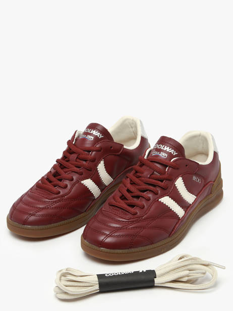 Sneakers En Cuir Coolway Rouge women 7693165 vue secondaire 2