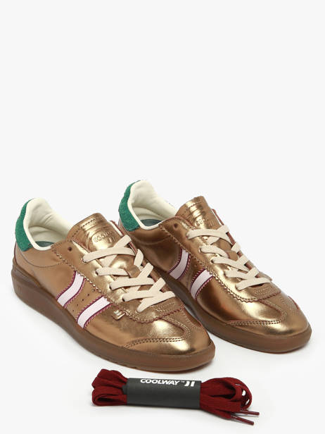 Sneakers En Cuir Coolway Or women 7693294 vue secondaire 2