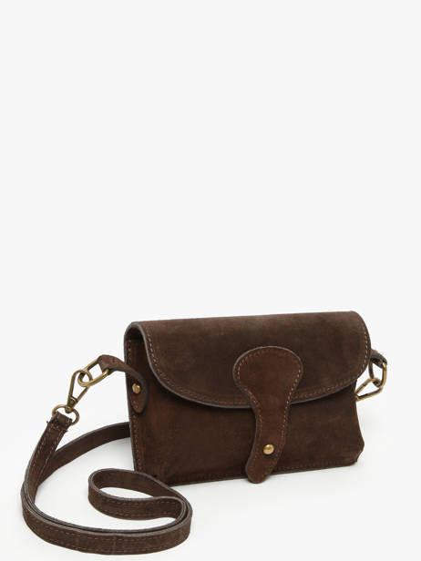 Sac Bandoulière Velvet Milano Marron velvet VE260612 vue secondaire 1