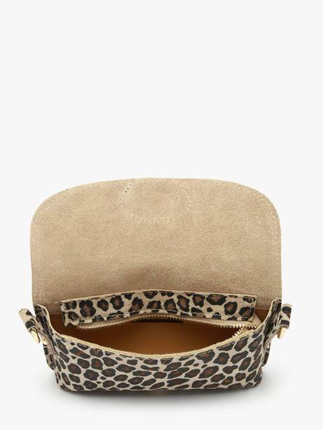 Sac Bandoulière Velvet Leopardo Milano Beige velvet leopardo VL260612 vue secondaire 2