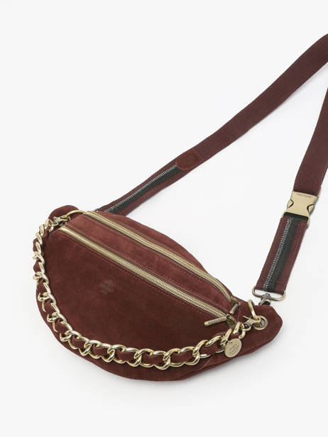 Sac Banane Petra Mila louise Marron vintage 23689V vue secondaire 1