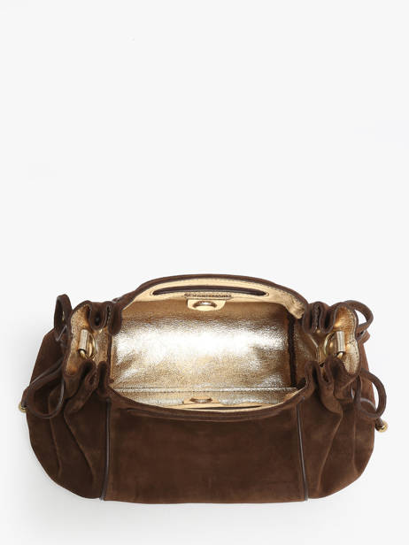 Sac Shopping Folk Light Cuir Gerard darel Marron folk light DCS08405 vue secondaire 2
