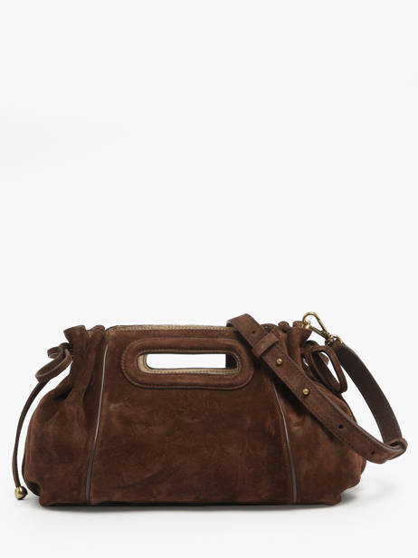 Sac Shopping Folk Light Cuir Gerard darel Marron folk light DCS08405 vue secondaire 3