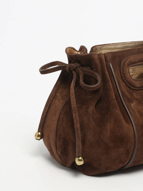 Sac Shopping Folk Light Cuir Gerard darel Marron folk light DCS08405 vue secondaire 4