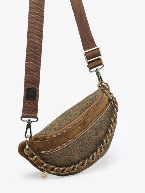Sac Banane Mila louise Marron vintage 23689PAV vue secondaire 1