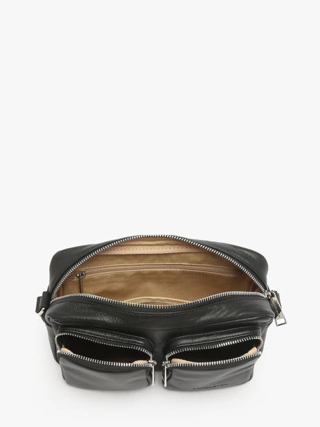 Sac Bandoulière Soft Caramella Cuir Lancaster Noir soft caramella 6 vue secondaire 2