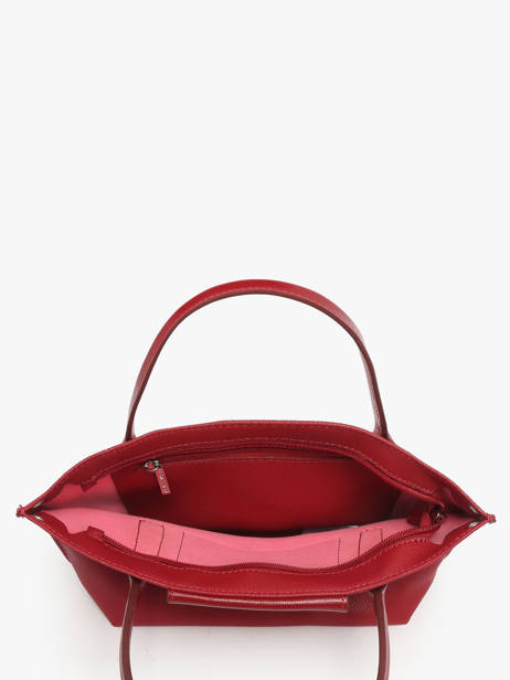 Sac Bandoulière Maya Cuir Lancaster Rouge maya 88 vue secondaire 2