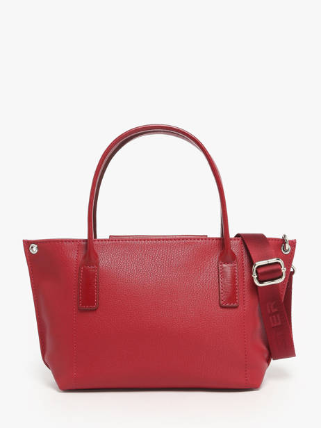 Sac Bandoulière Maya Cuir Lancaster Rouge maya 88 vue secondaire 3