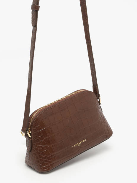 Sac Bandoulière Exo Cuir Lancaster Marron exo 113 vue secondaire 1