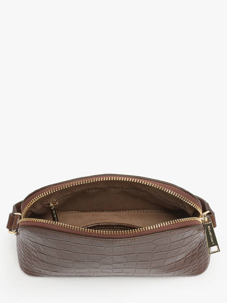 Sac Bandoulière Exo Cuir Lancaster Marron exo 113 vue secondaire 2