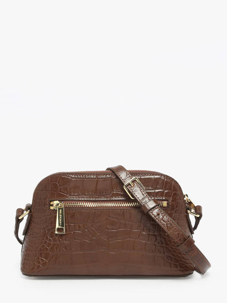 Sac Bandoulière Exo Cuir Lancaster Marron exo 113 vue secondaire 3