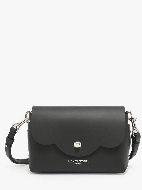 Sac Bandoulière City Flore Cuir Lancaster Noir pur & element city 48