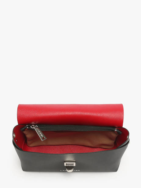 Sac Bandoulière City Flore Cuir Lancaster Noir pur & element city 48 vue secondaire 2