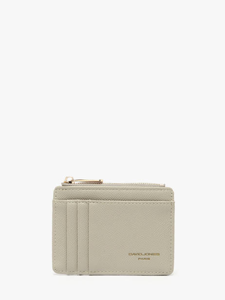 Porte-monnaie Porte-cartes David jones Vert saffiano 1