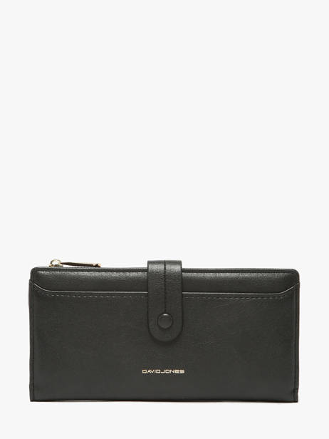Portefeuille Porte Monnaie David jones Noir lac P162