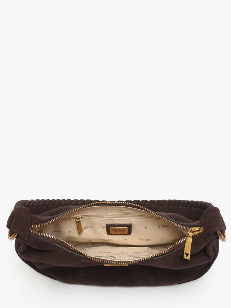 Sac Bandoulière Amita Cuir Guess Marron amita SB953972 vue secondaire 2