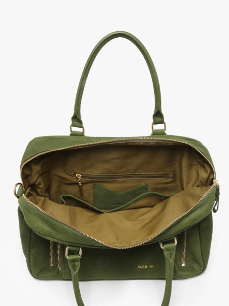 Sac Macy Cuir Nat et nin Vert vintage MACY vue secondaire 2