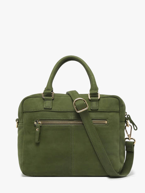 Sac Bandoulière Baby Macy Cuir Nat et nin Vert vintage BABYMACY vue secondaire 3