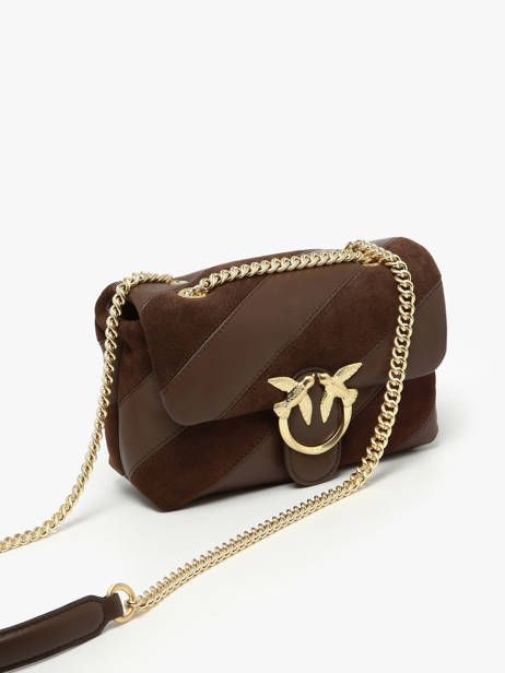 Sac Bandoulière Love Bag Puff Pinko Marron love bag puff A2JY vue secondaire 1