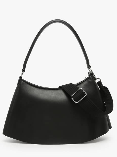 Sac Porté épaule Lenglen Cuir Lacoste Noir lenglen NU5176DP vue secondaire 3