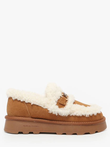 Mocassins En Cuir Nathan baume Marron women 252N8503