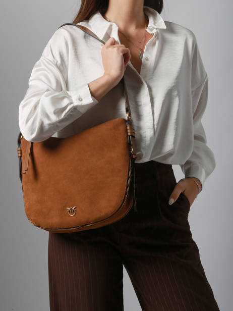 Hobo Love Bag Icon Pinko Marron love bag icon 5113A2JH vue secondaire 1