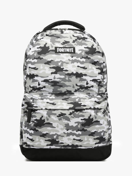 Sac à Dos 2 Compartiments Fortnite Gris gamer 23BZ204D