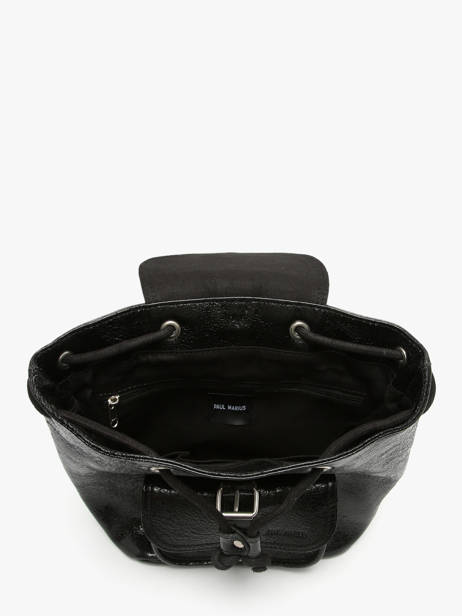 Sac à Dos Eclipse Cuir Paul marius Noir eclipse BAROUECL vue secondaire 3