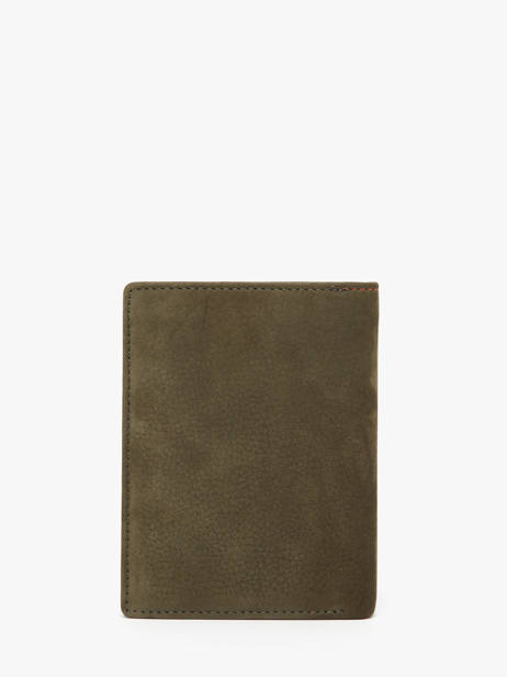 Portefeuille Nubuck Cuir Yves renard Vert nubuck 26419 vue secondaire 3