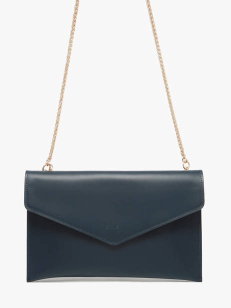 Pochette De Soirée L Paddock Cuir Etrier Bleu paddock EPAD075L vue secondaire 3