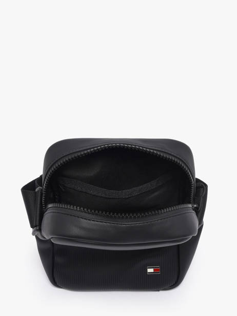 Sac Bandoulière Tommy hilfiger Noir th flag AM14015 vue secondaire 3