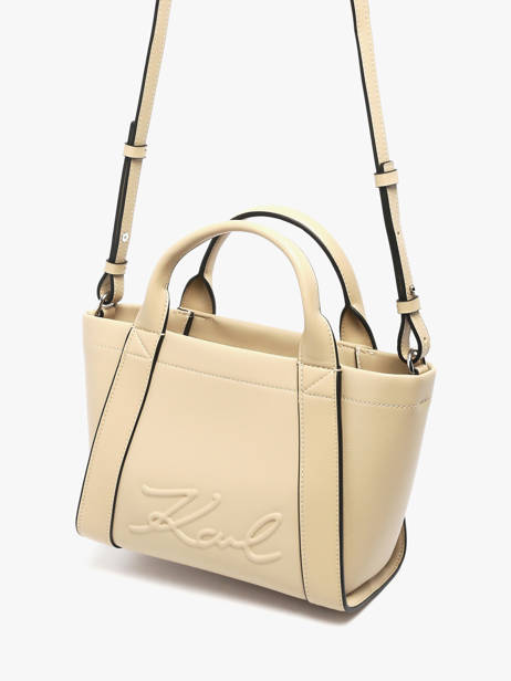 Sac Porté Main K/ville Cuir Karl lagerfeld Beige k ville B1W30067 vue secondaire 2