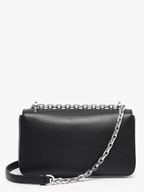 Sac Bandoulière K Signature Cuir Karl lagerfeld Noir k signature B1W30046 vue secondaire 4